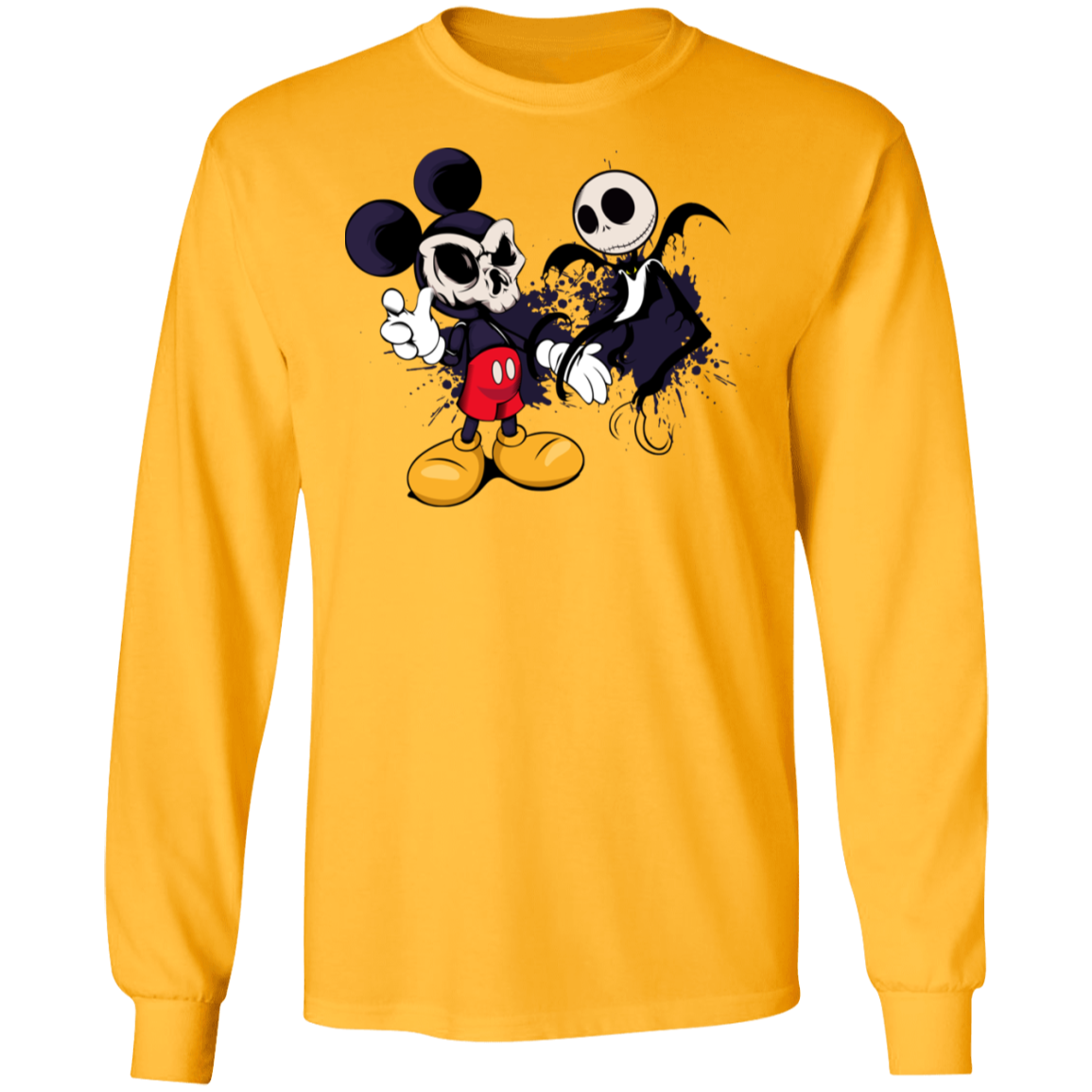 "NIGHTMARE MICKEY" LS Ultra Cotton T-Shirt