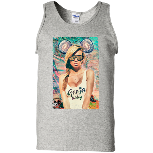 "GANJA BABY" 100% Cotton Tank Top