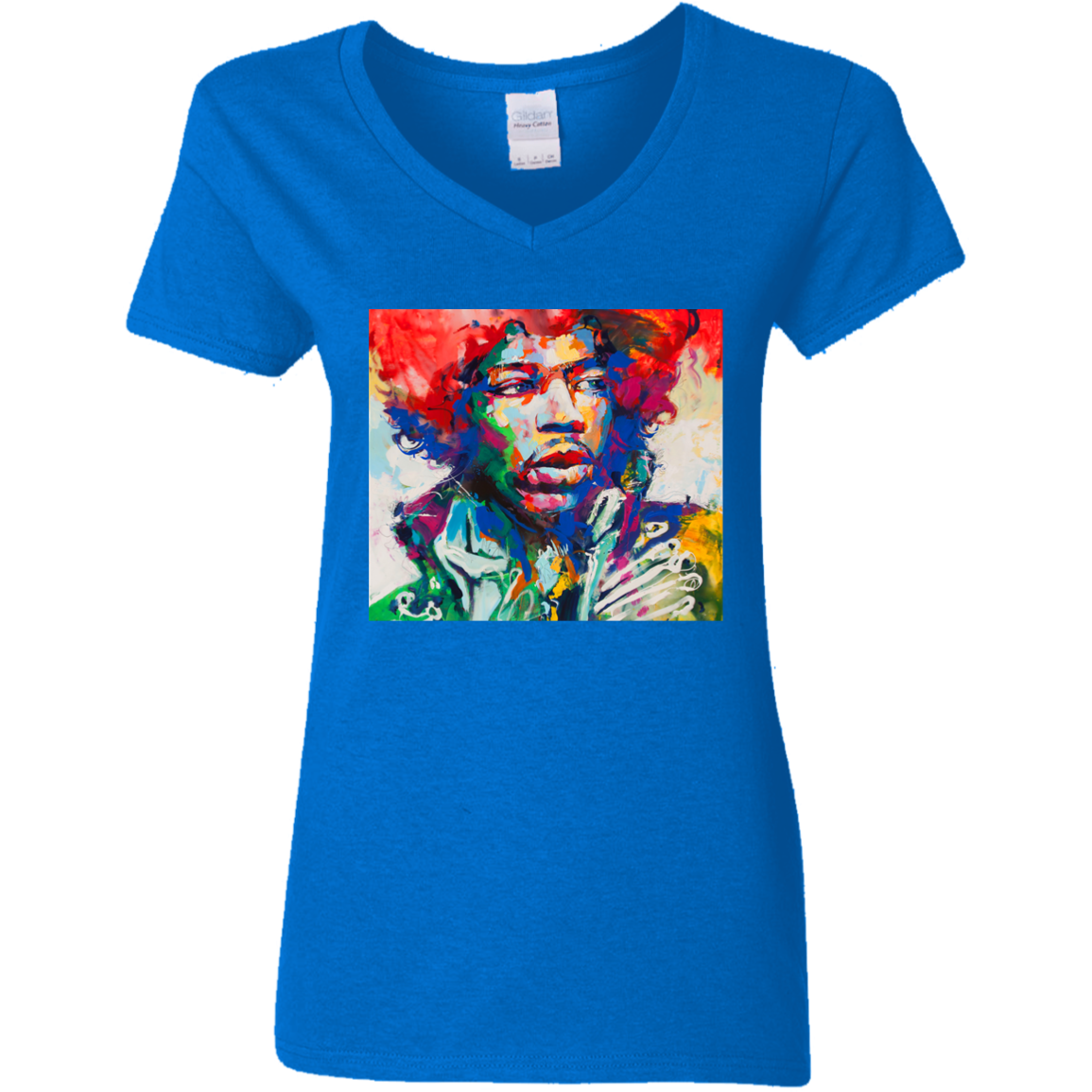 "HENDRIX" Ladies' 5.3 oz. V-Neck T-Shirt