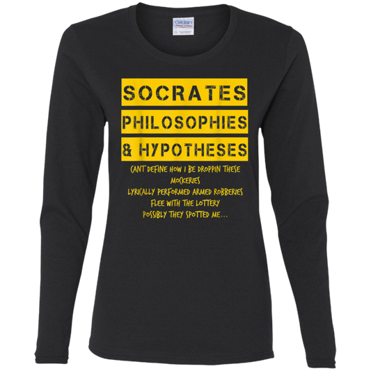 "SOCRATES" Ladies' Cotton LS T-Shirt