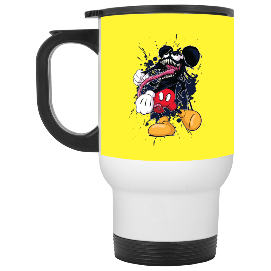 "VENOM MOUSE" White Travel Mug