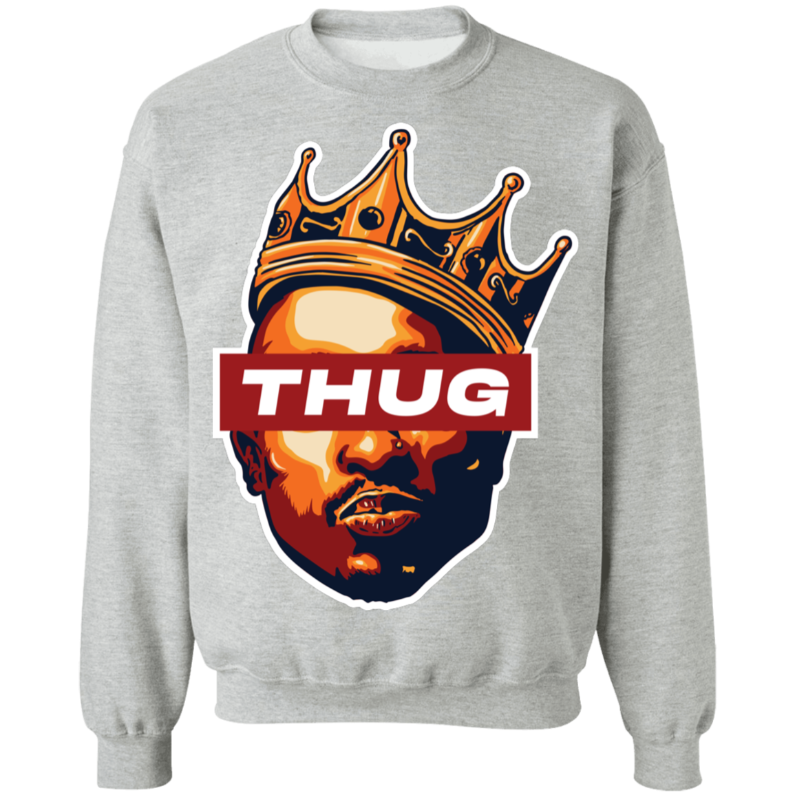 "THUG" Crewneck Pullover Sweatshirt