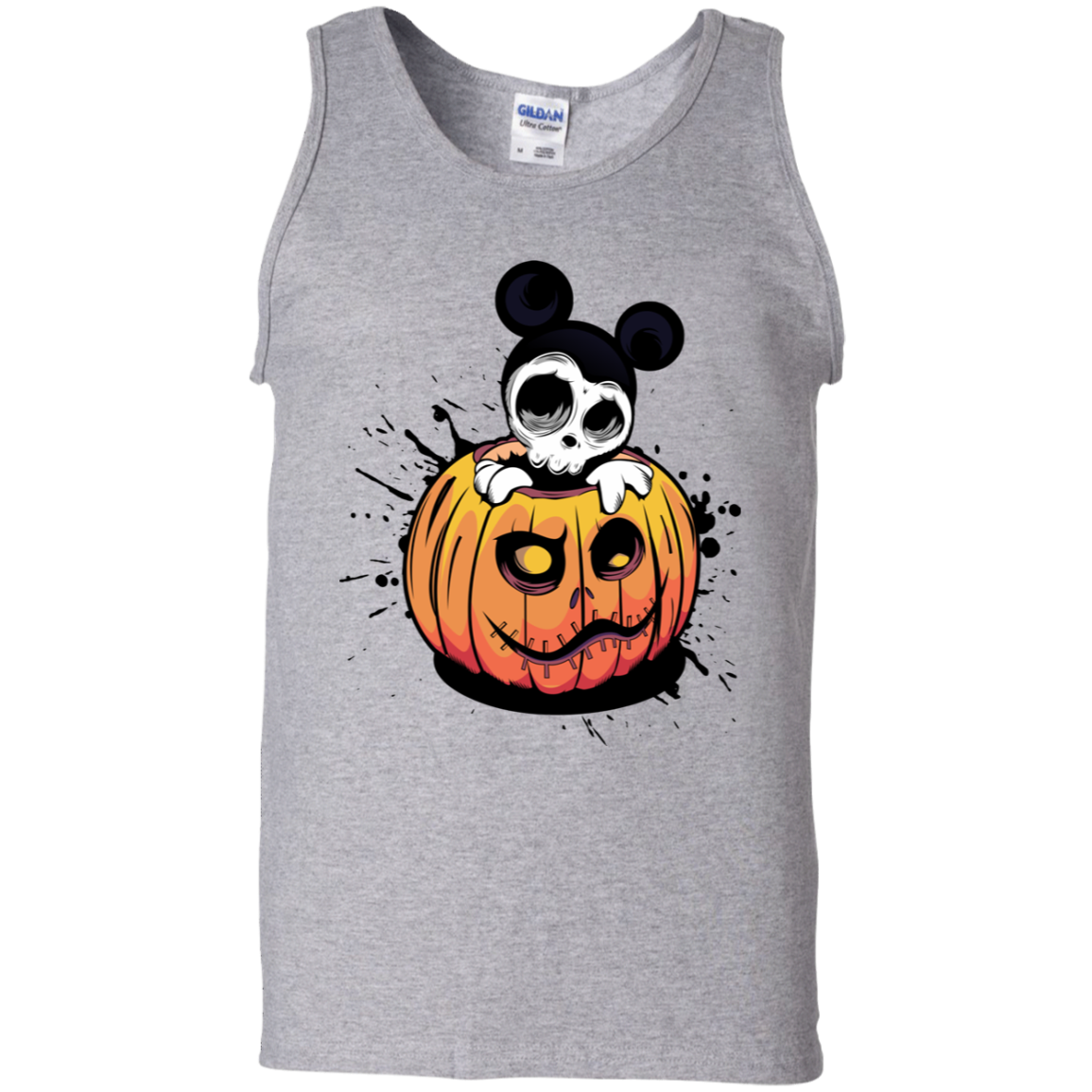 "HALLOWEEN MICKEY" 100% Cotton Tank Top