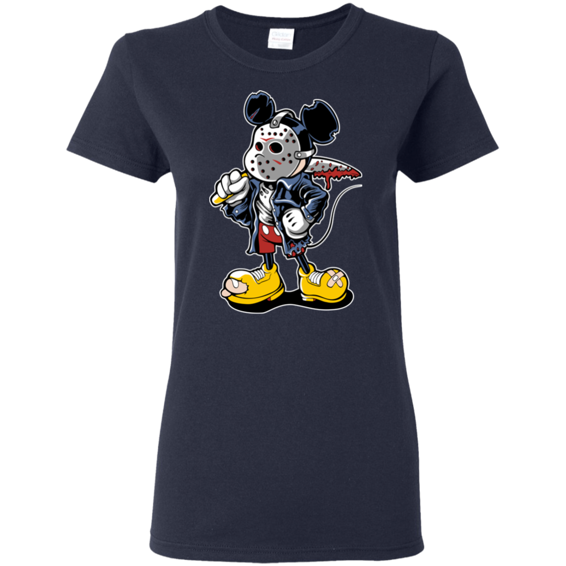 "MANIAC MICKEY" Ladies' 5.3 oz. T-Shirt