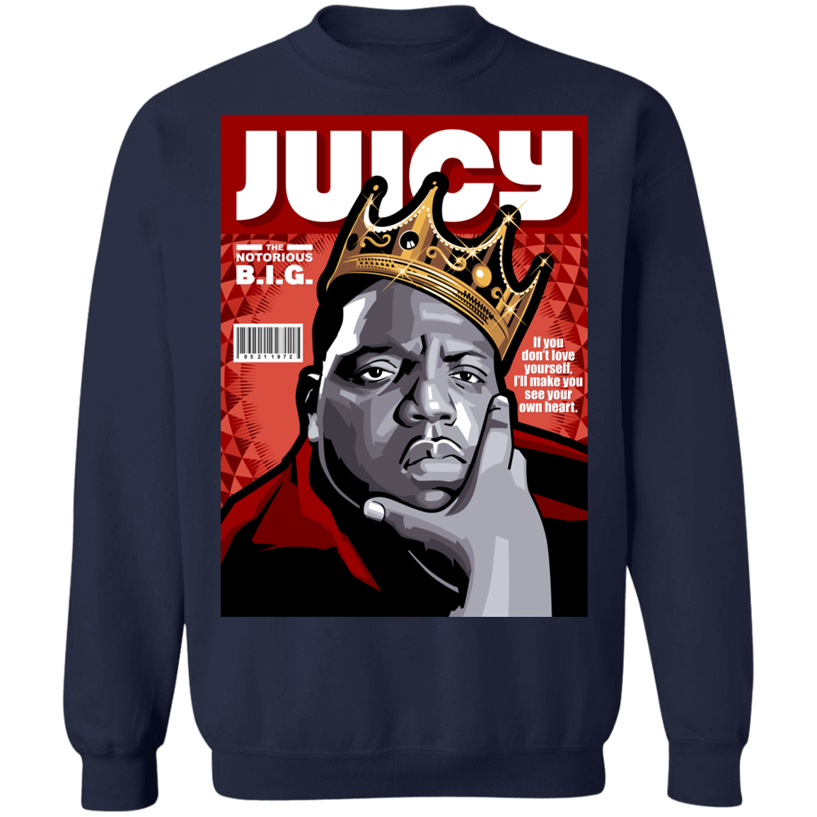 "JUICY" Crewneck Pullover Sweatshirt