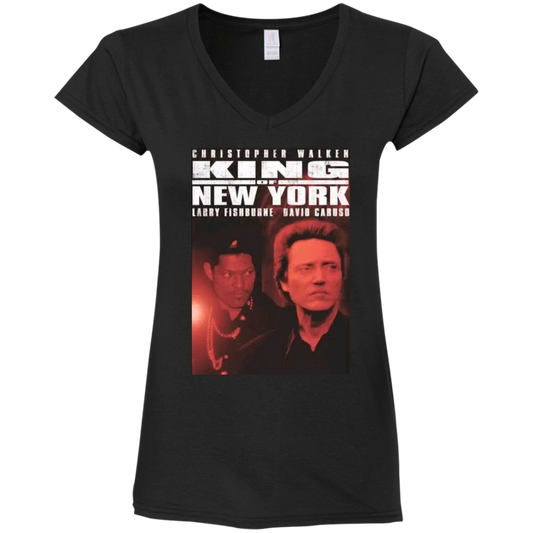 "KONY" Ladies' Fitted Softstyle 4.5 oz V-Neck T-Shirt