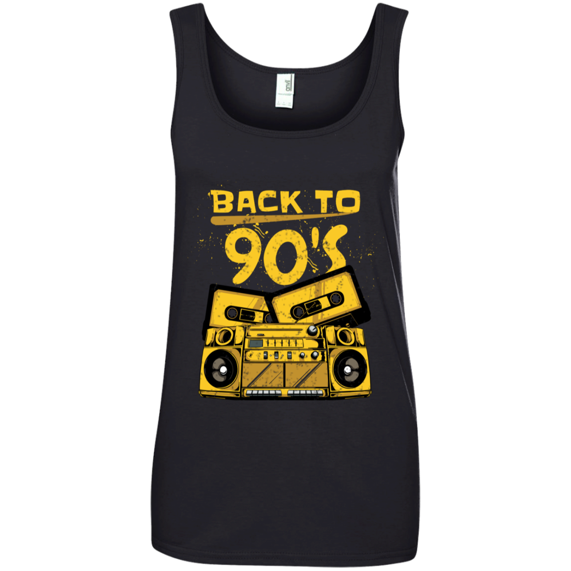 "BACK TO 90'S" Ladies' 100% Ringspun Cotton Tank Top