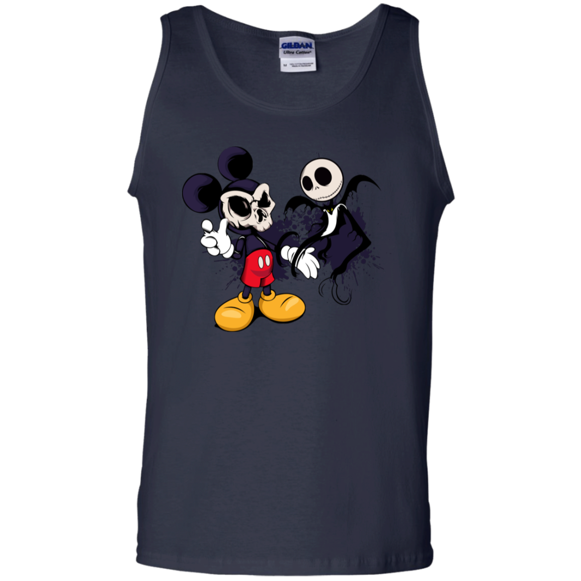 "NIGHTMARE MICKEY" 100% Cotton Tank Top