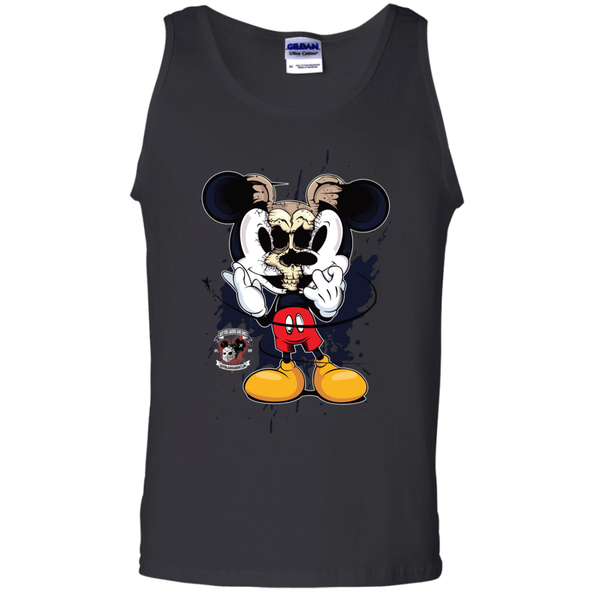 "SKULL MICKEY" 100% Cotton Tank Top