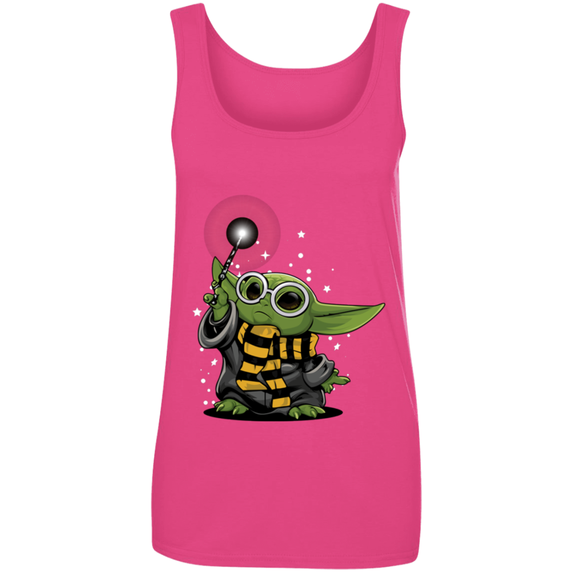 "YODA POTTER" Ladies' 100% Ringspun Cotton Tank Top