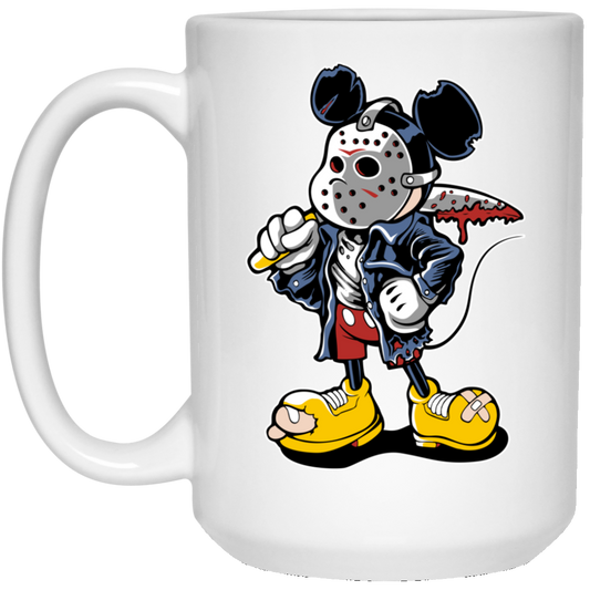 "MANIAC MICKEY 15 oz. White Mug