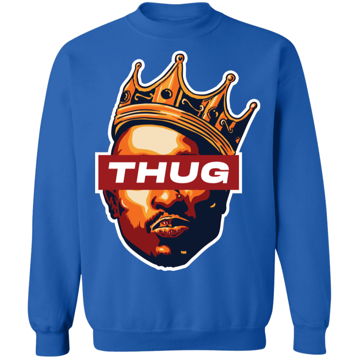 "THUG" Crewneck Pullover Sweatshirt