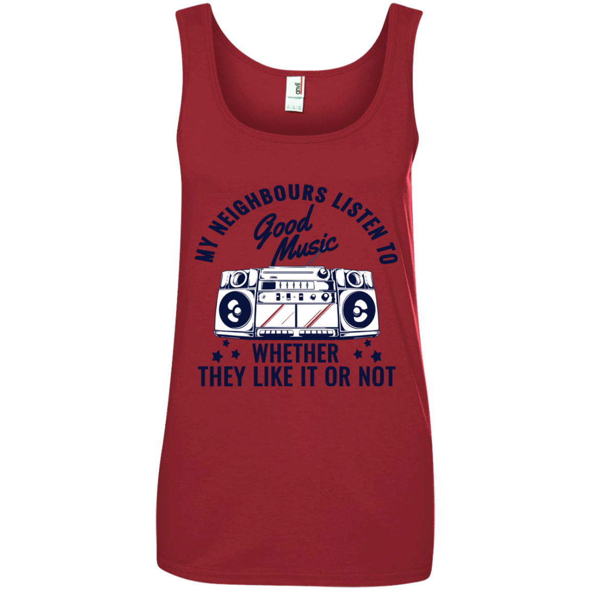 "THEY LIKE IT OR NOT" Ladies' 100% Ringspun Cotton Tank Top