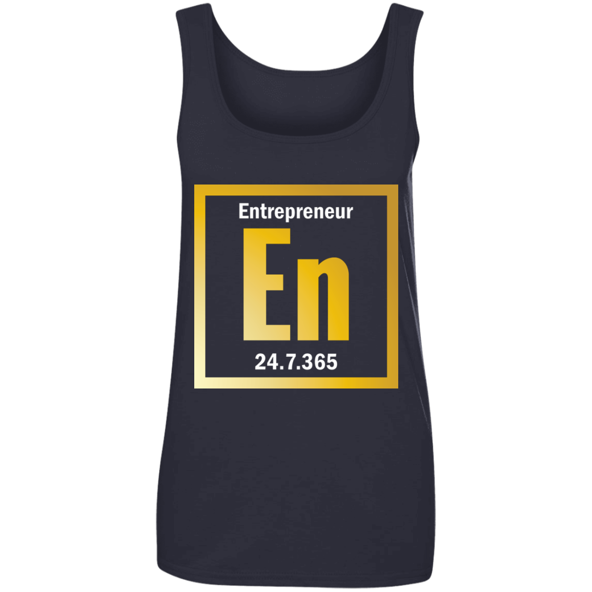 "EN" Ladies' 100% Ringspun Cotton Tank Top