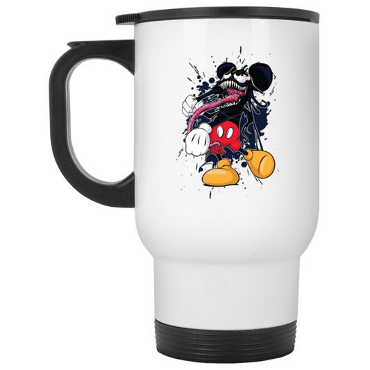 "VENOM MOUSE" White Travel Mug