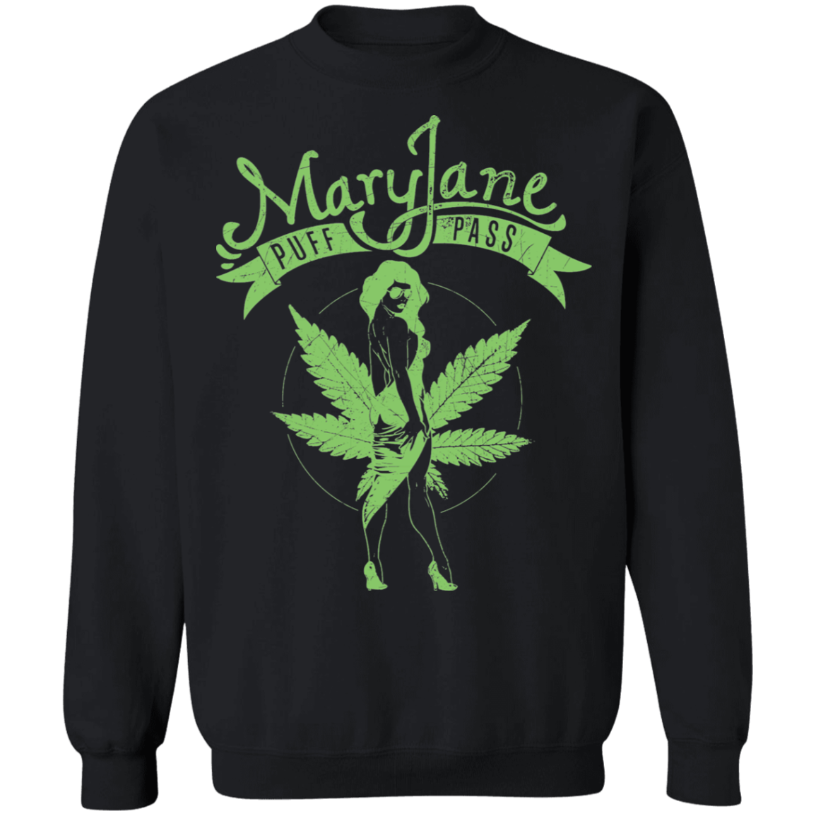 "MARY JANE" Crewneck Pullover Sweatshirt  8 oz.