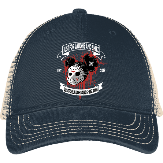 "MICKY MASK" with white banner Mesh Back Cap