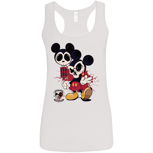 "MICKEY GO BOOM" Ladies' Softstyle Racerback Tank