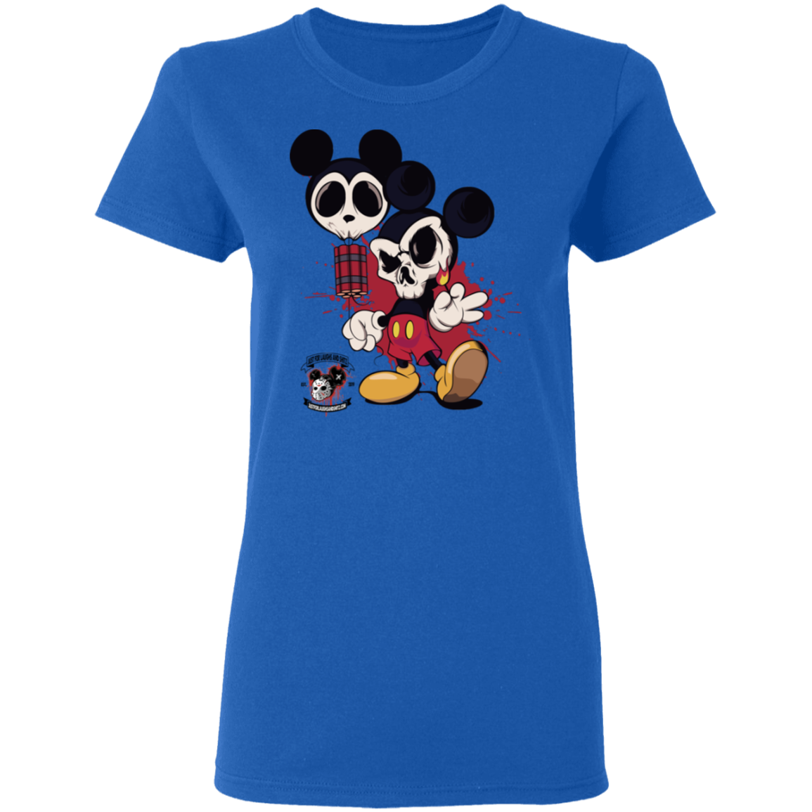 "MICKEY GO BOOM" Ladies' 5.3 oz. T-Shirt