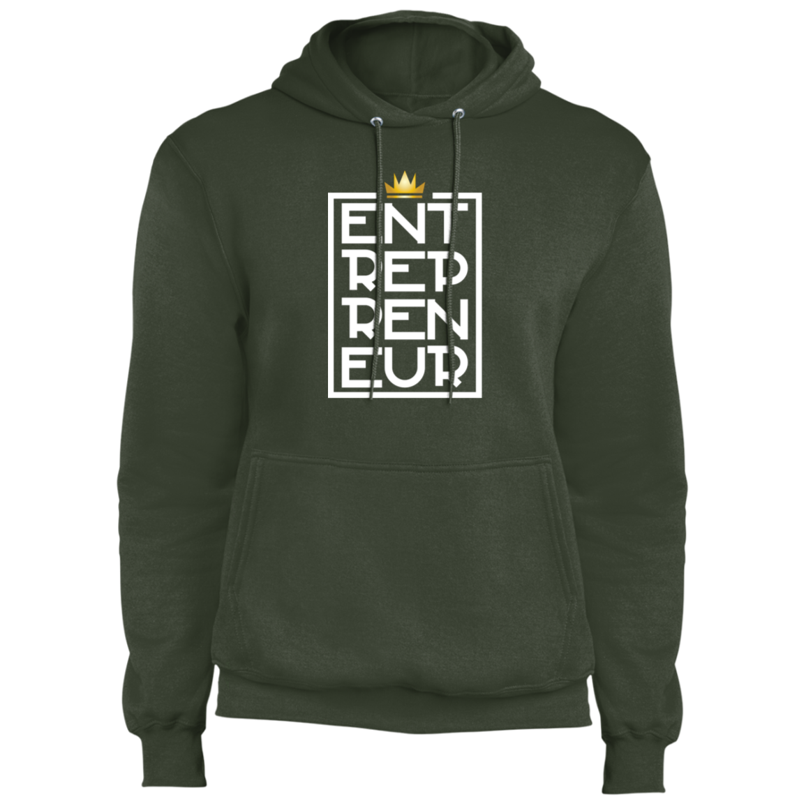 "KING ENTREPRENEUR" Core Fleece Pullover Hoodie