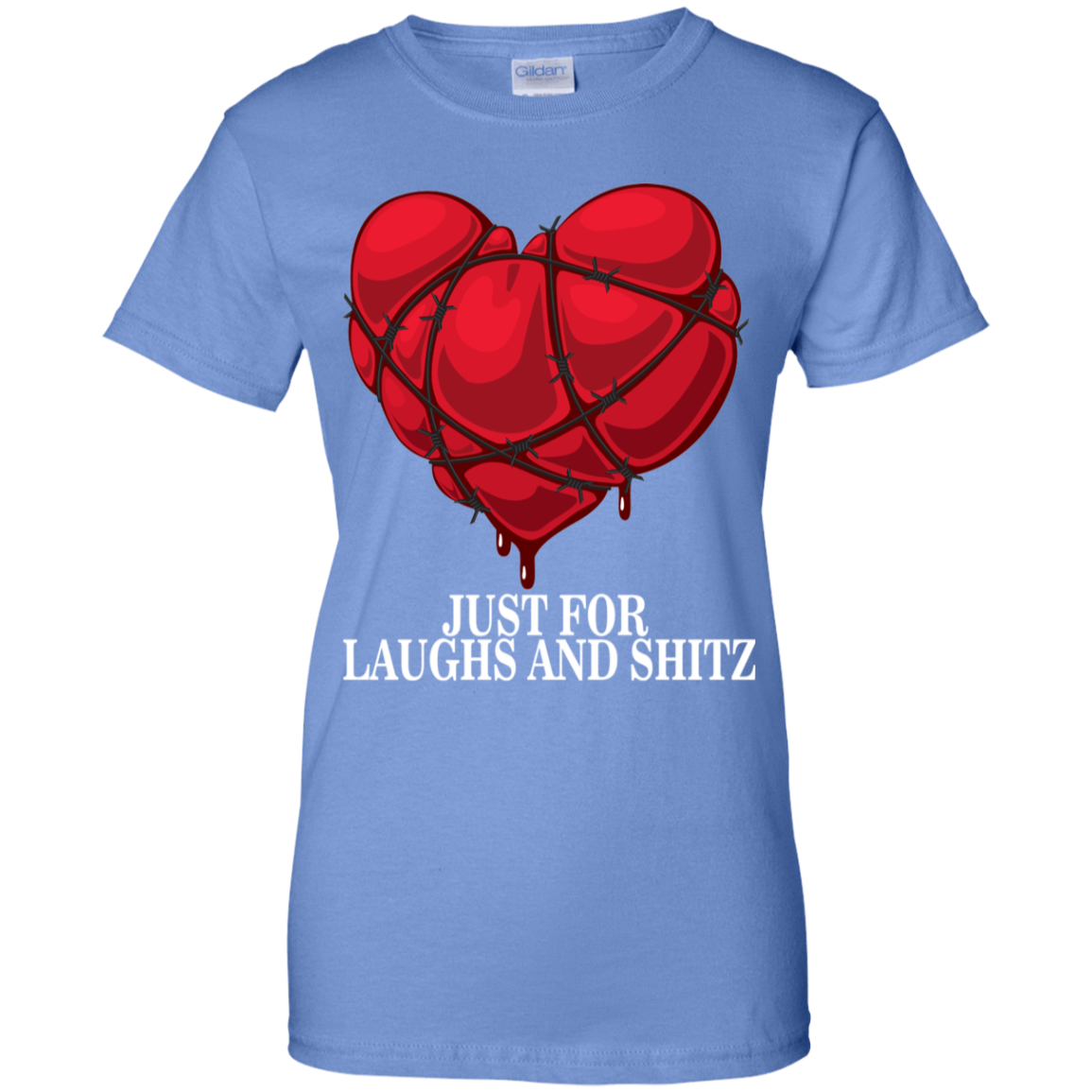 "MY BLOODY HEART Ladies' 100% Cotton T-Shirt