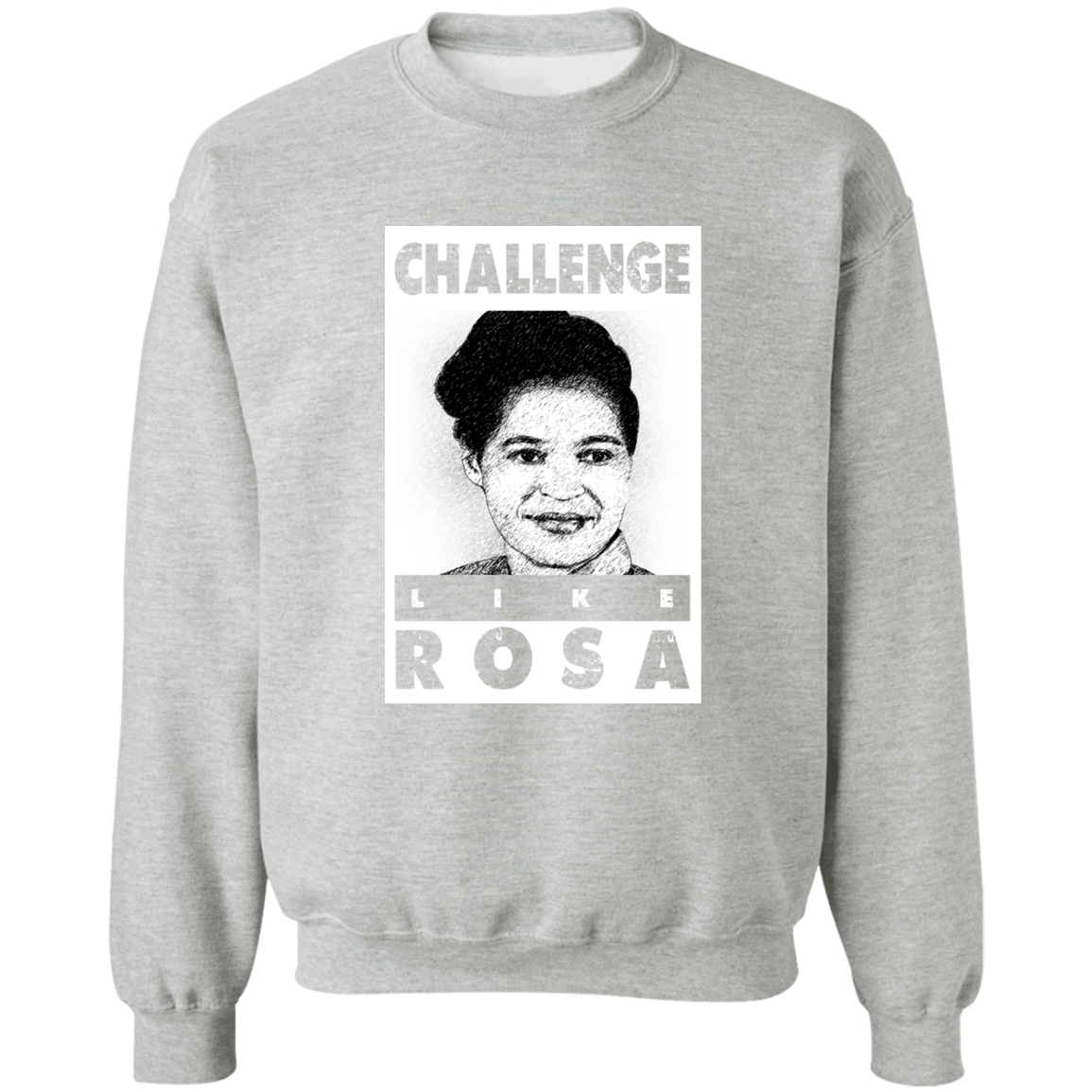 "LIKE ROSA" Crewneck Pullover Sweatshirt