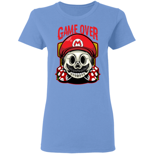 "GAME OVER" Ladies' 5.3 oz. T-Shirt