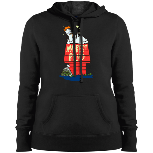 "MY BEST BUD" Ladies' Pullover Hooded Sweatshirt