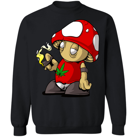 "MUSHROOM CLOUDS" Crewneck Pullover Sweatshirt  8 oz.