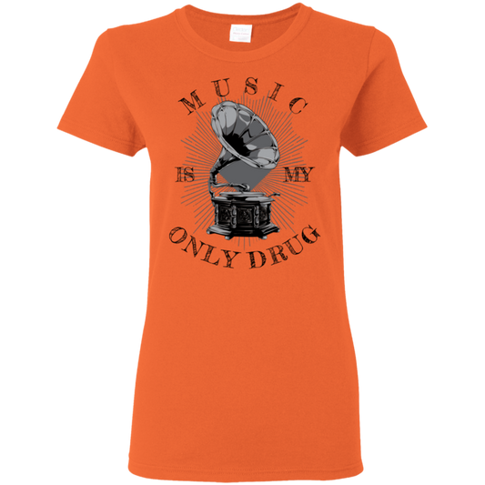 "MUSIC" Ladies' 5.3 oz. T-Shirt