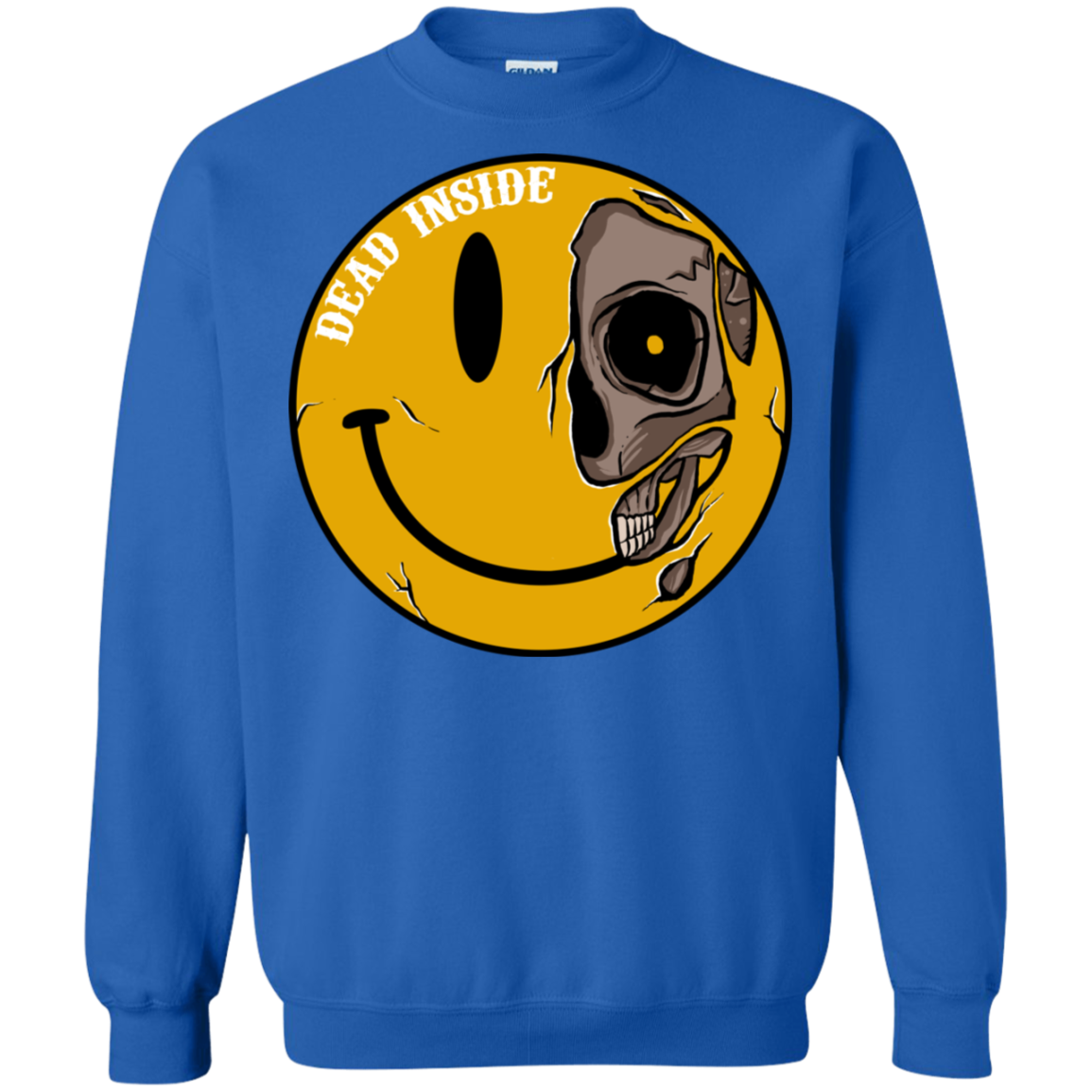 "DEAD INSIDE" Crewneck Pullover Sweatshirt  8 oz.