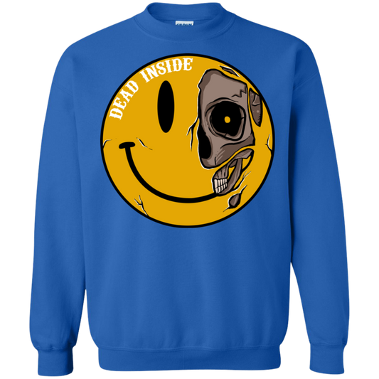 "DEAD INSIDE" Crewneck Pullover Sweatshirt  8 oz.