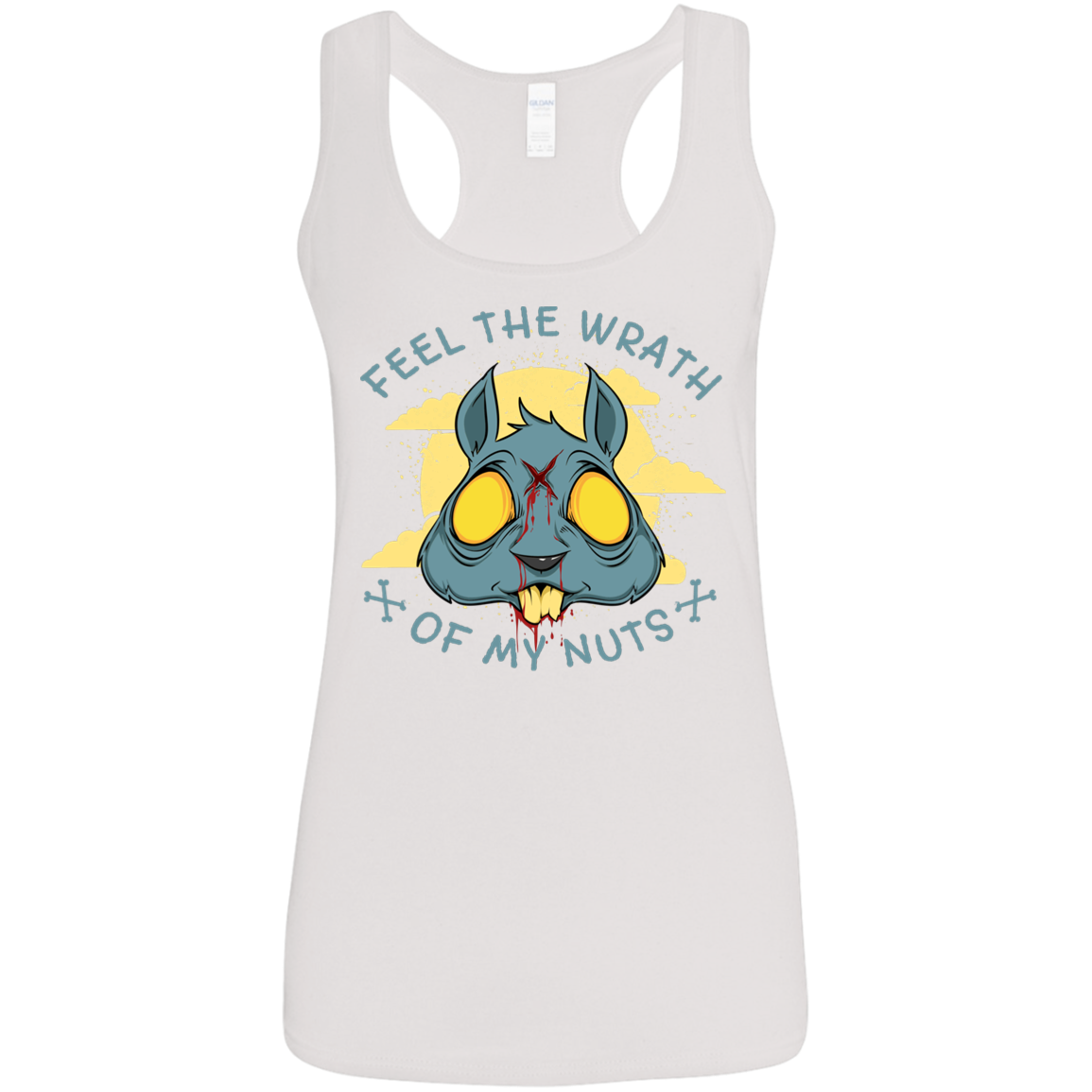 "FEEL THE WRATH" Ladies' Softstyle Racerback Tank