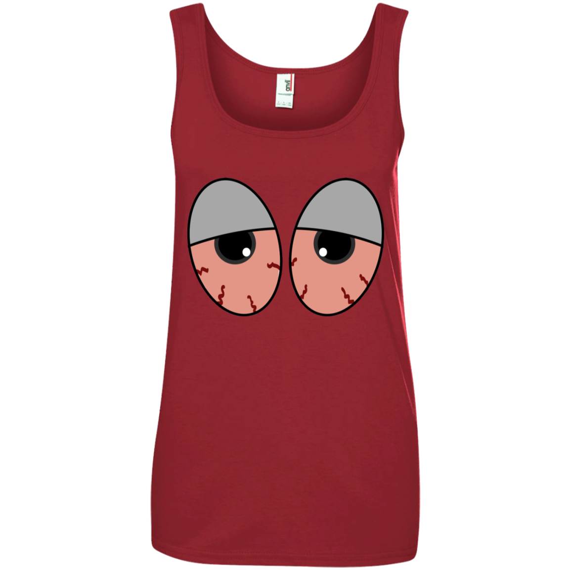 "RED EYES" Ladies' 100% Ringspun Cotton Tank Top