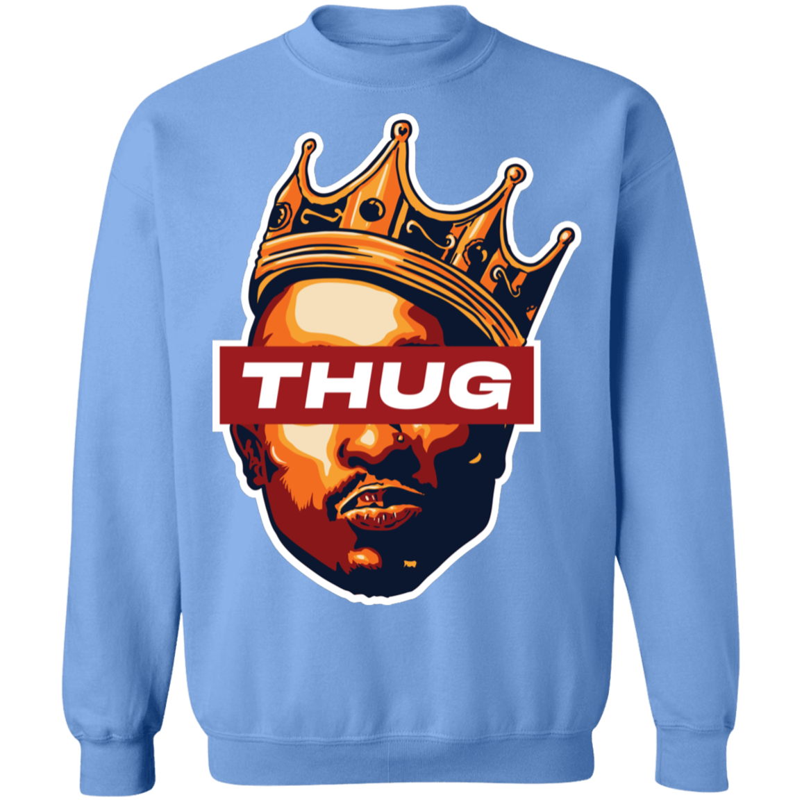 "THUG" Crewneck Pullover Sweatshirt