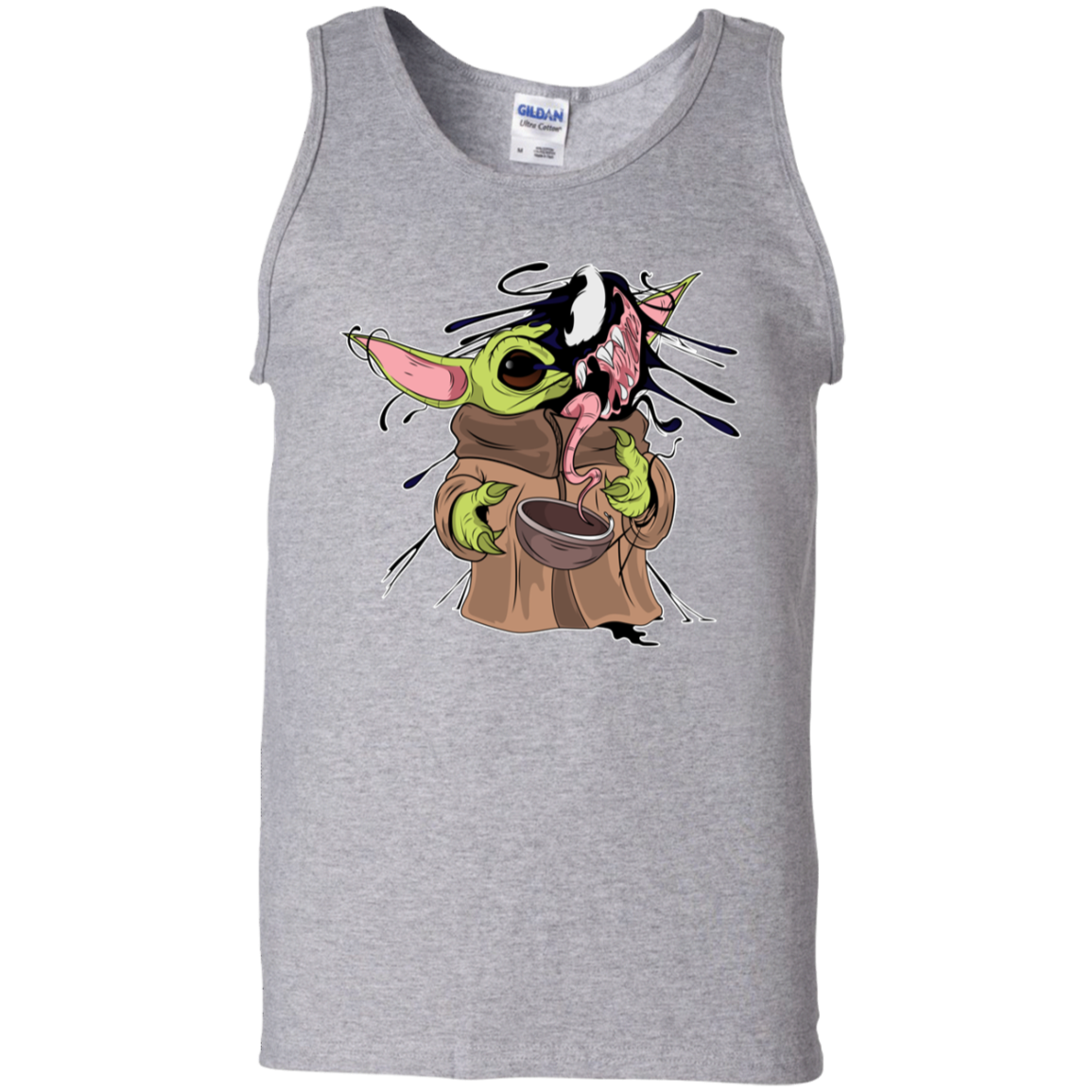 "BABY YODA VENOM"  100% Cotton Tank Top