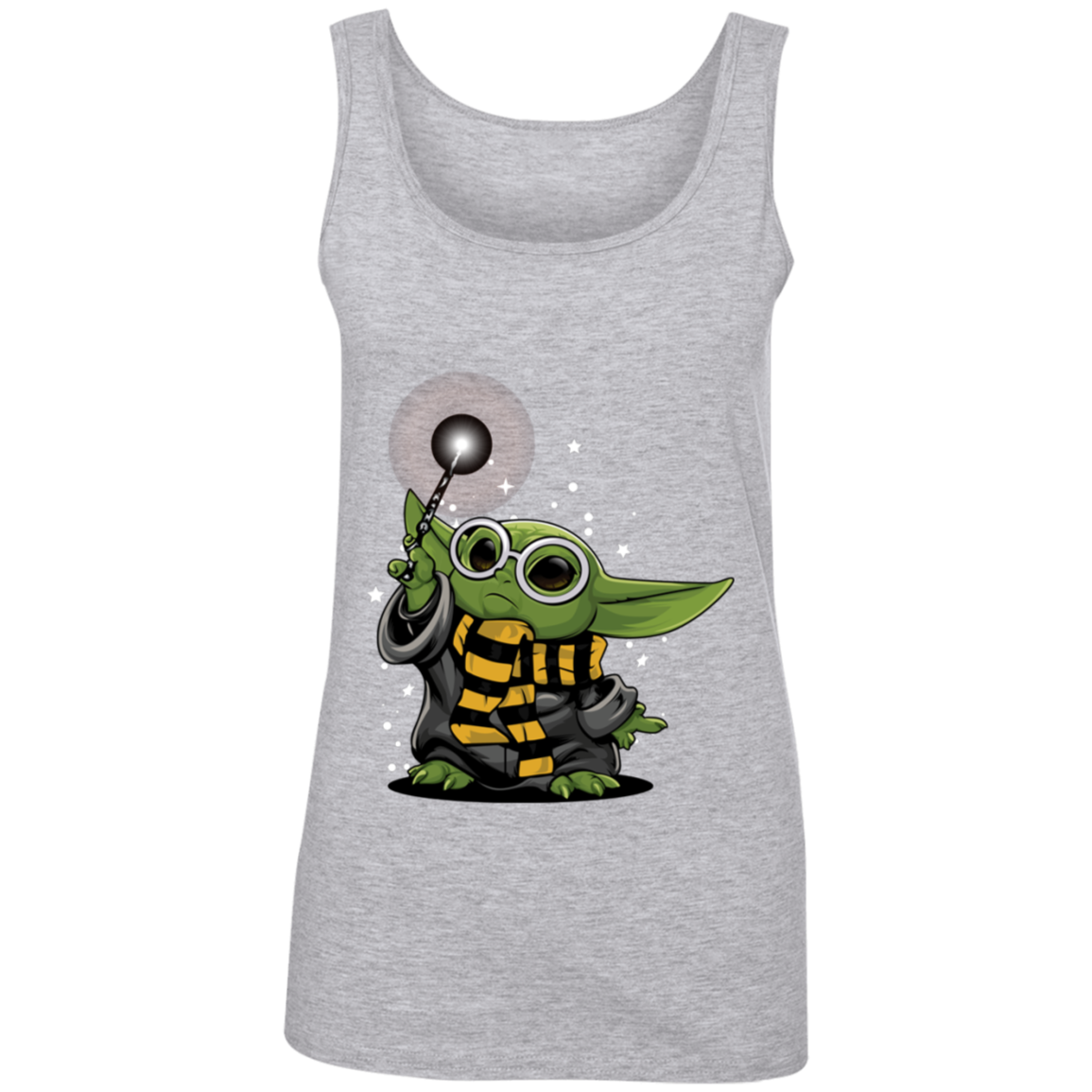 "YODA POTTER" Ladies' 100% Ringspun Cotton Tank Top