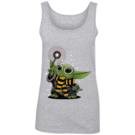 "YODA POTTER" Ladies' 100% Ringspun Cotton Tank Top