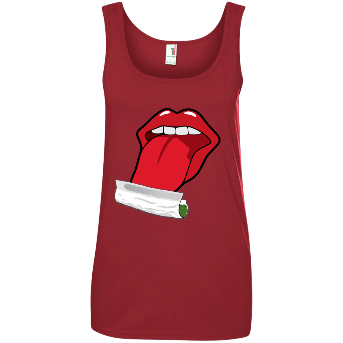 "ROLLING JOINT" Ladies' 100% Ringspun Cotton Tank Top