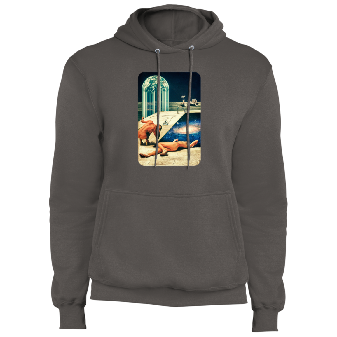 "MOON POOL" Core Fleece Pullover Hoodie