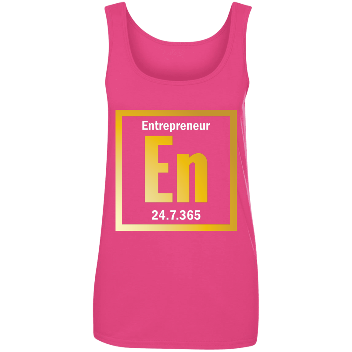 "EN" Ladies' 100% Ringspun Cotton Tank Top