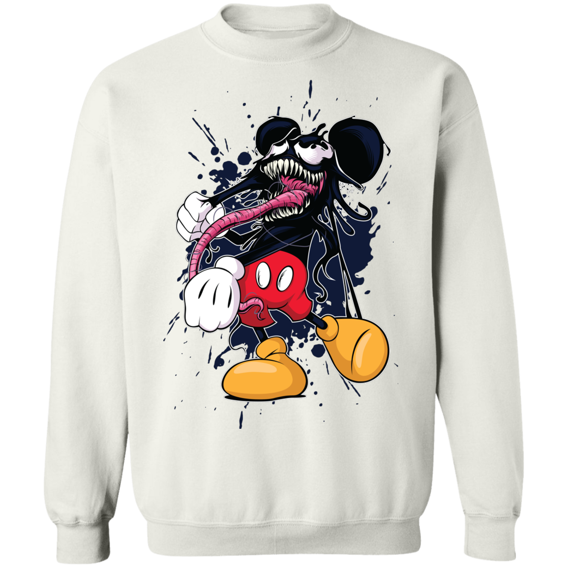 "VENOM MOUSE" Crewneck Pullover Sweatshirt  8 oz.