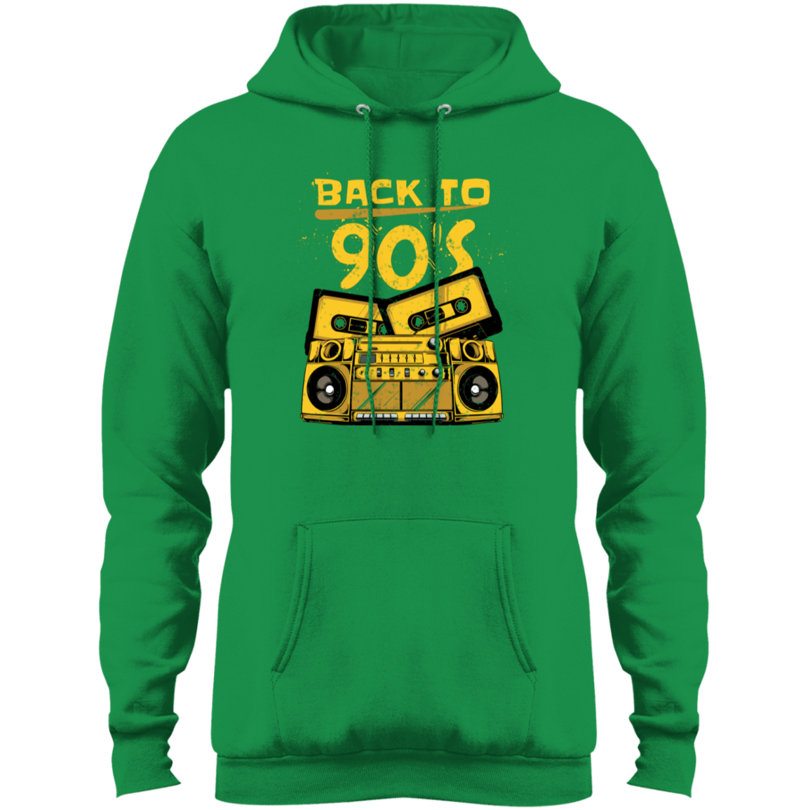 "BACK TO 90'S" Core Fleece Pullover Hoodie