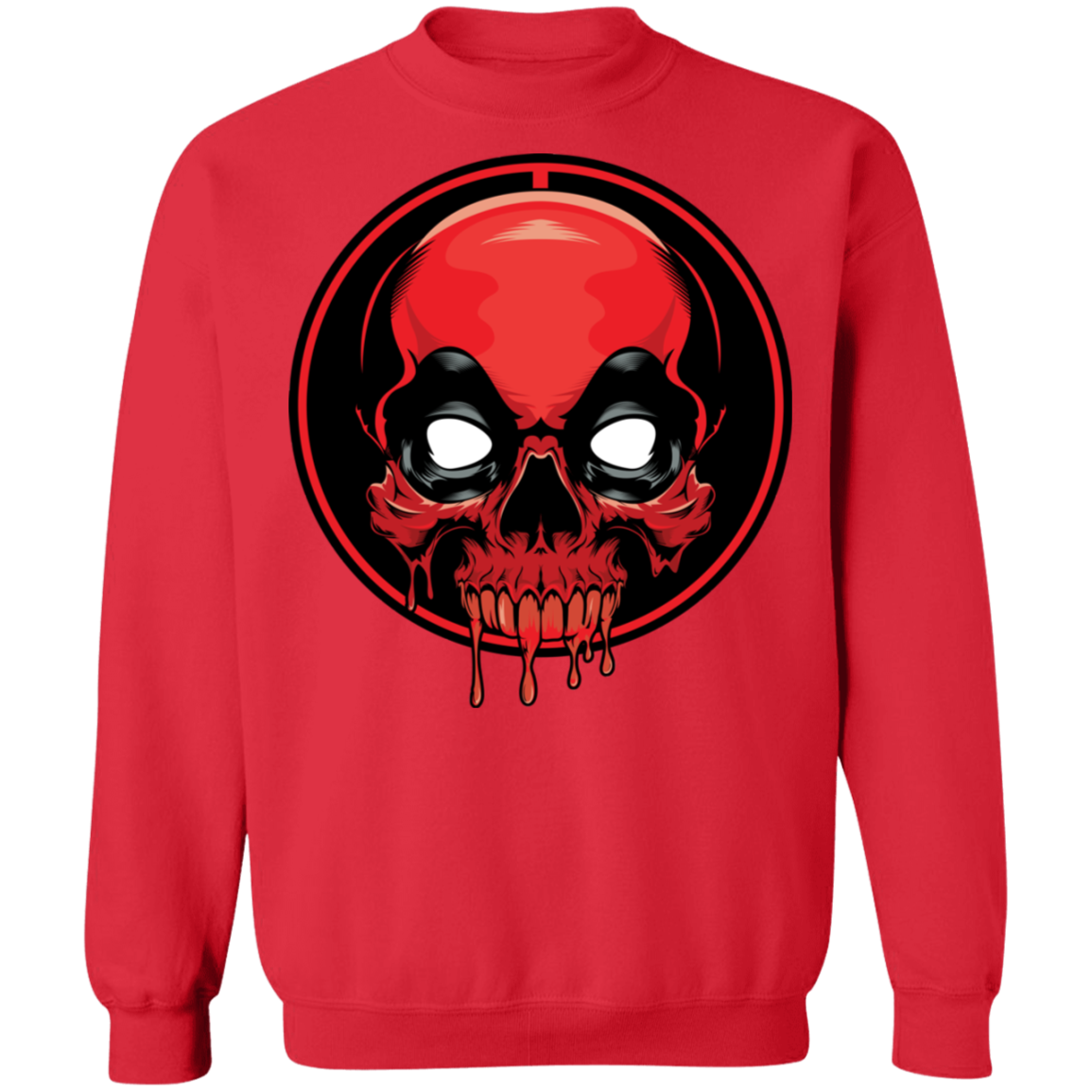 "SKULLPOOL" Crewneck Pullover Sweatshirt  8 oz.