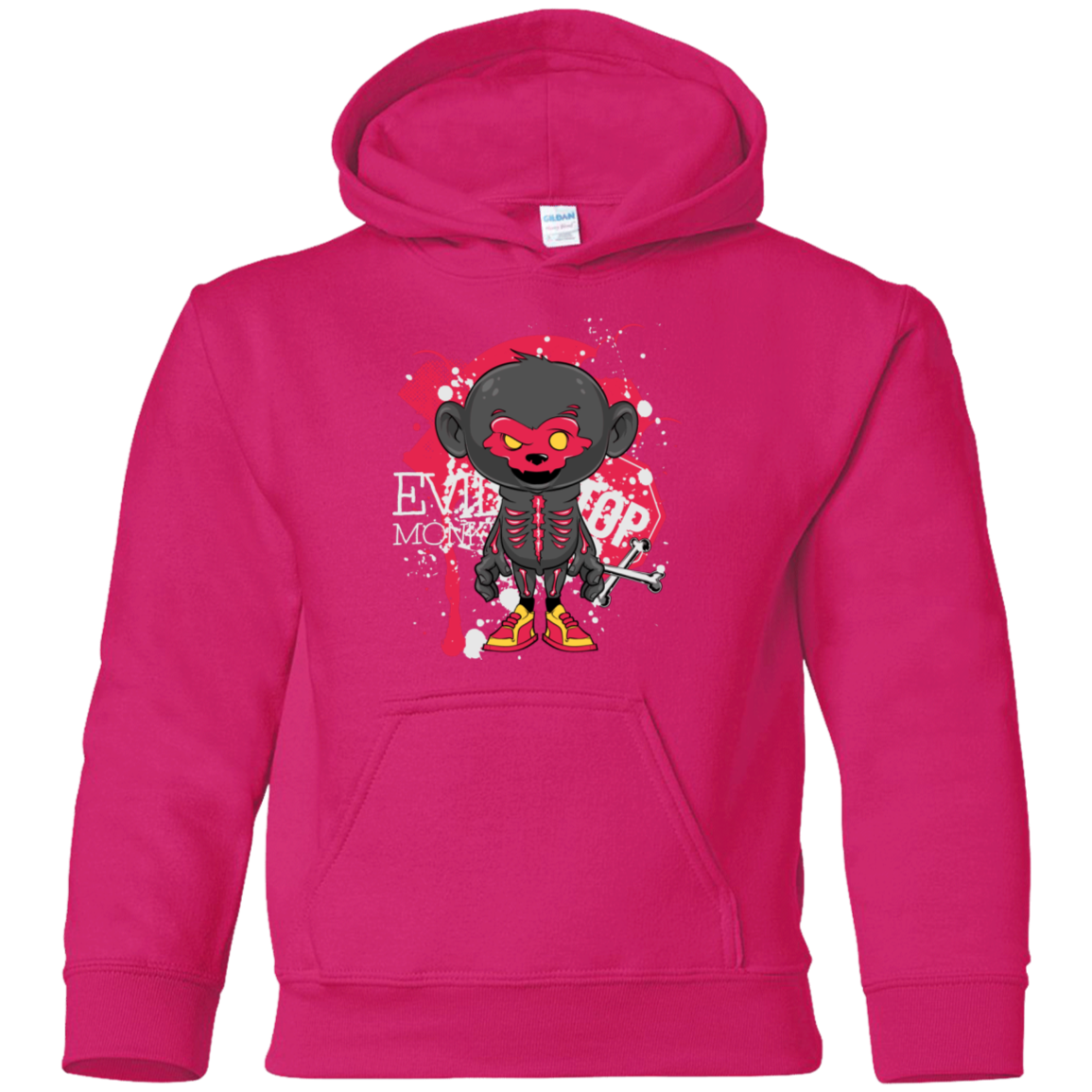 "EVIL MONKEY" Youth Pullover Hoodie