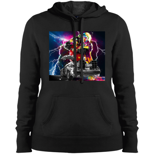 "DELOREAN" Ladies' Pullover Hooded Sweatshirt