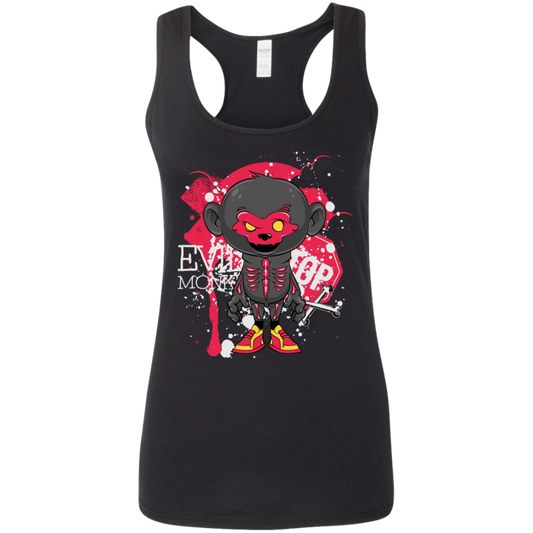 "EVIL MONKEY" Ladies' Softstyle Racerback Tank