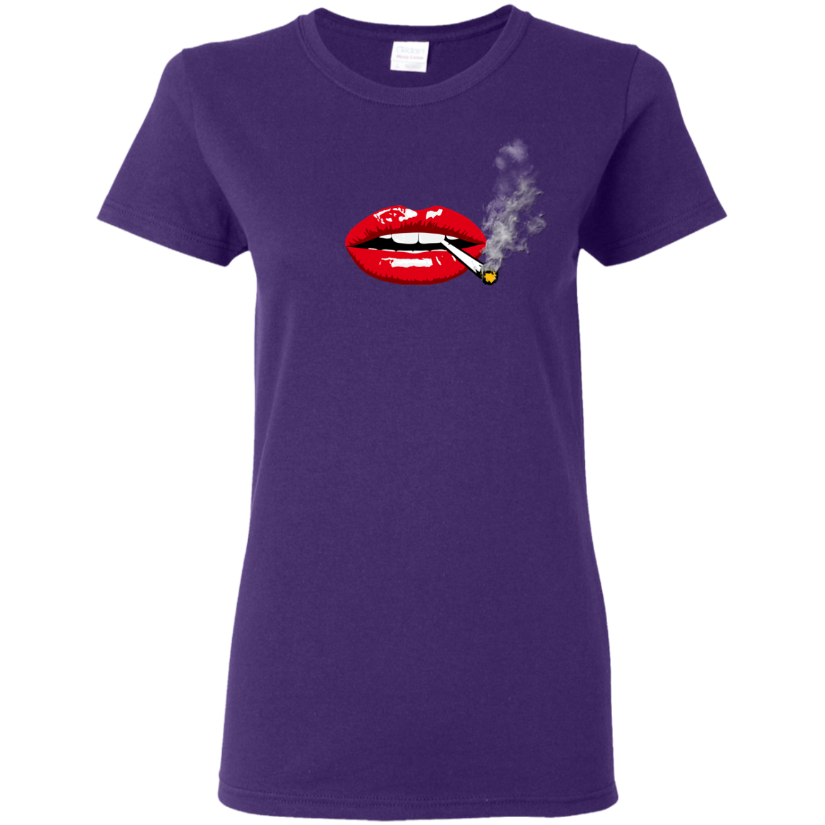 "SEXY LIPS Ladies' 5.3 oz. T-Shirt