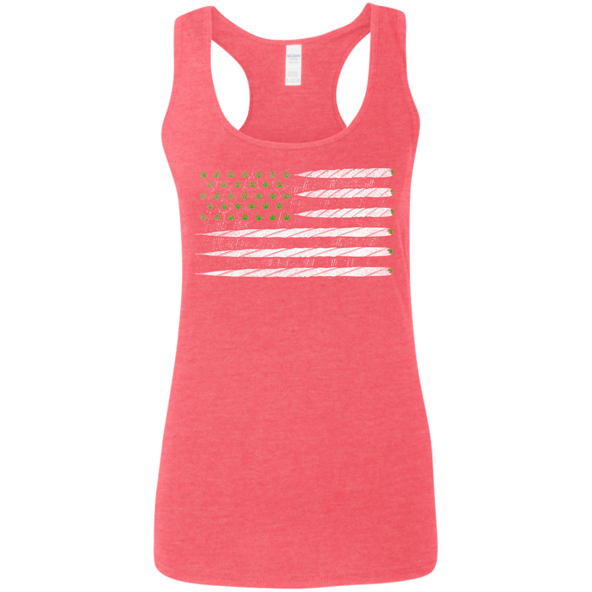 "JOINT FLAG" Ladies' Softstyle Racerback Tank