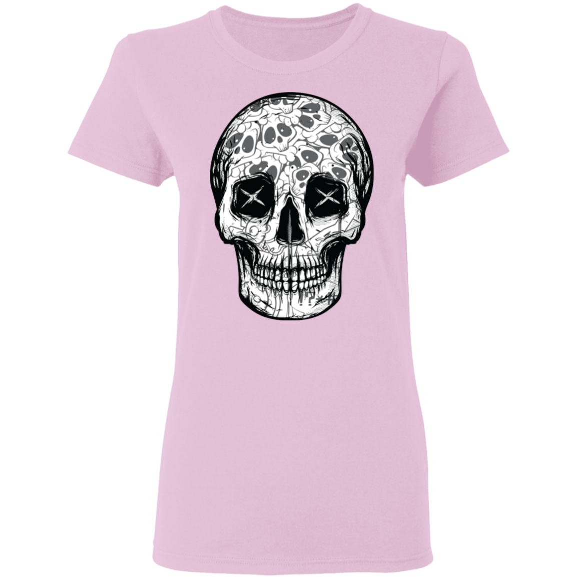 "SKULL HEADS" Ladies' 5.3 oz. T-Shirt